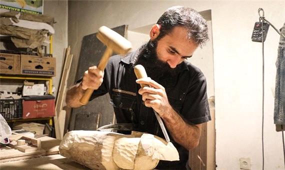 نمایشگاه هنرهای چوبی در ارومیه دایر شد