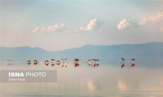 حجم آب دریاچه ارومیه بیش از یک میلیارد مترمکعب افزایش یافت
