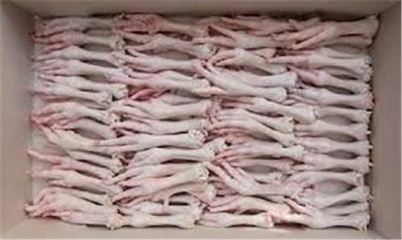صادرات 3 میلیون و 686 هزار کیلوگرم پا و پنجه مرغ به ویتنام