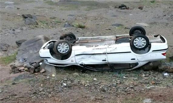 واژگونی سمند در آذربایجان‌شرقی 2 کشته بر جا گذاشت
