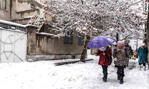 بارش برف و برودت هوا مدارس برخی از مناطق آذربایجان‌غربی را تعطیل کرد
