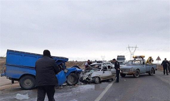حادثه رانندگی در جاده اهر- تبریز 2 کشته و 2 مجروح برجای گذاشت