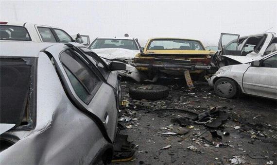 2 کشته در تصادف رانندگی جاده تبریز -  اهر