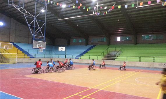 رقابت‌های بسکتبال با ویلچر دسته یک کشور در بوکان آغاز شد