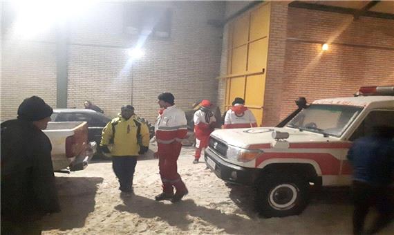 465 مسافر گرفتار شده در برف و کولاک اردبیل نجات یافتند