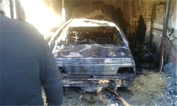 تعمیرگاه خودرو در خیابان رودکی آتش گرفت - پرتال شهرداری ارومیه