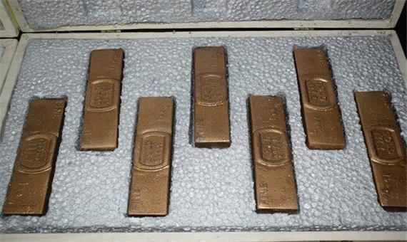 کشف 24 کیلوگرم شمش طلای تقلبی در مهاباد