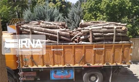 23 تُن چوب قاچاق در ماکو کشف شد