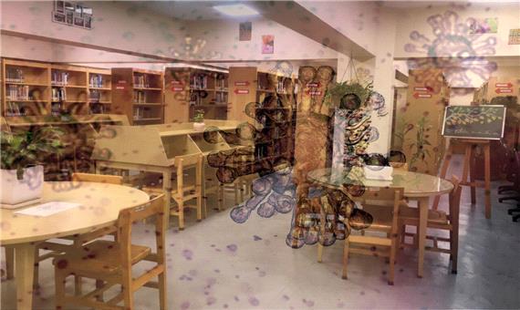 کتابخانه‌های مهاباد به منظور پیشگیری از کرونا تعطیل شد