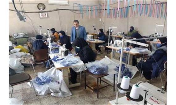تولید 70 هزار ماسک رایگان در تویسرکان همدان