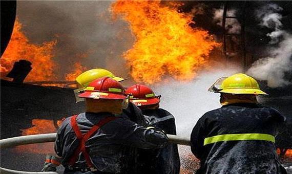 خسارت میلیاردی آتش‌سوزی کارخانه زغال‌سازی در نمین