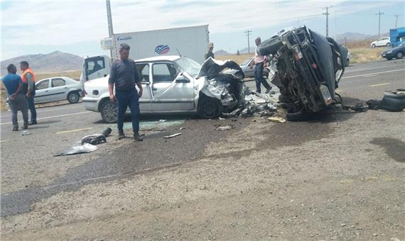 11 نفر در تصادف رانندگی در شهرستان‌های خلخال و نیر مصدوم شدند