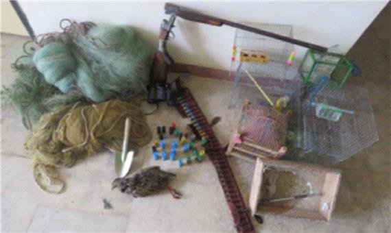 دستگیری 5 متخلف شکار و صید در شهرستان بیله‌سوار