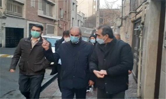 بازدید مدیر کل خدمات شهری شهرداری تهران از روند اجرای طرح محله