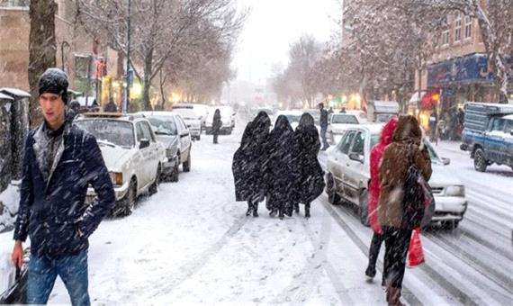 پیش‌بینی بارش برف و باران در اکثر نقاط استان اردبیل