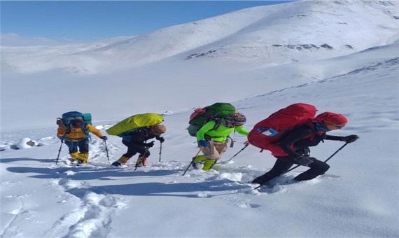 صعود مشترک کوهنوردان هرمزگان، اراک و ارومیه به قله سبلان