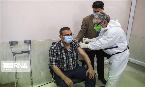 واکسن کرونا به 15 جانباز در استان اردبیل تزریق شد