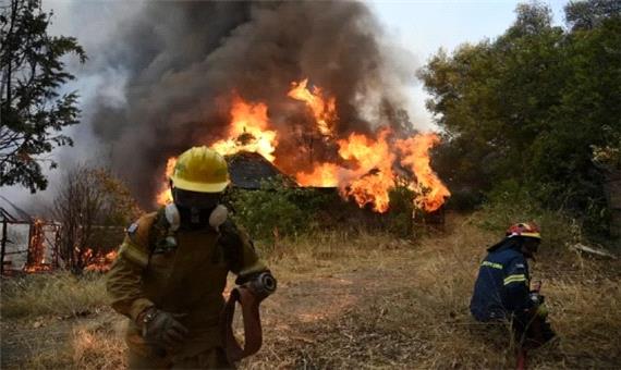 گسترش آتش‌سوزی‌های جنوب اروپا/ صد‌ها نفر خانه‌های خود را ترک کردند