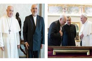 ظریف با «پاپ فرانسیس» دیدار کرد