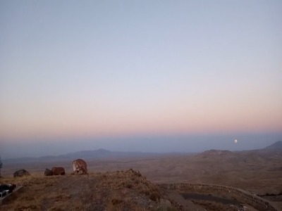 فیلم/ لحظات ابتدایی طولانی ترین ماه گرفتگی برفراز تبریز