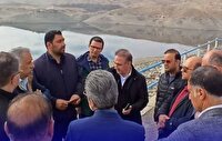 ارزیابی میدانی مدیرکل مدیریت بحران کشور از سد بوکان؛ تنش آبی وارد مرحله‌ای تازه شده است