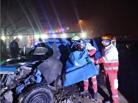 تصادف جاده نمین – آستارا یک فوتی برجای گذاشت