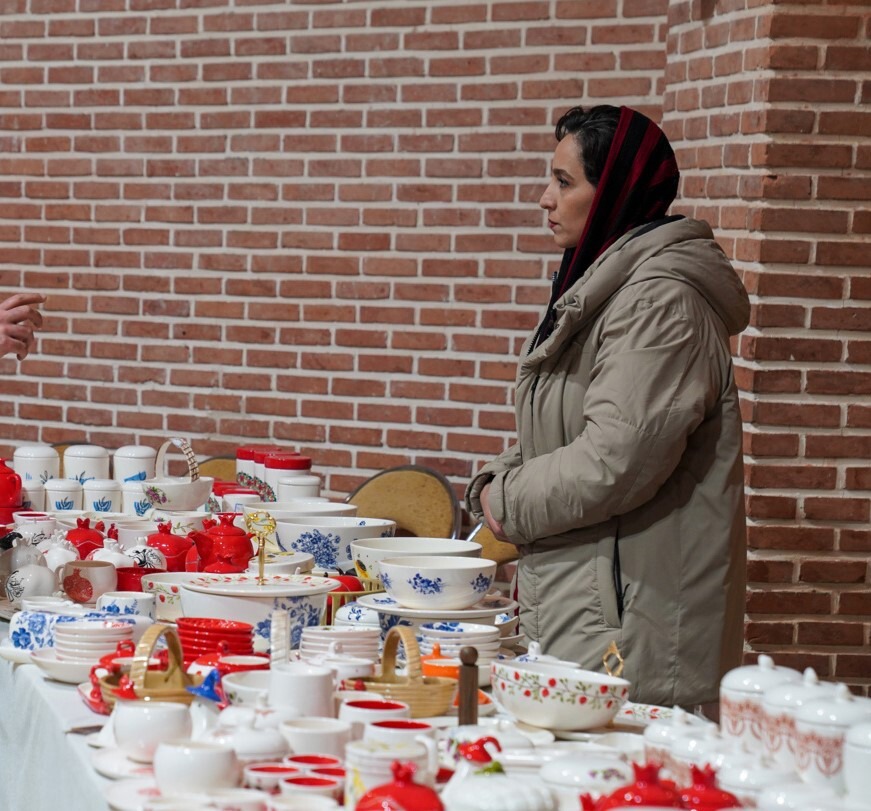 نمایشگاه دست‌سازه‌های سفال و سرامیک یلدایی در اردبیل برپا شد