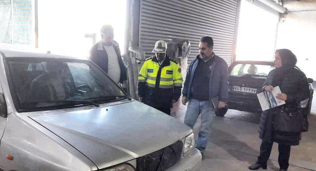 بازدید و ارزیابی مرکز معاینه فنی خودرو‌های سبک میاندوآب از نظر آلایندگی