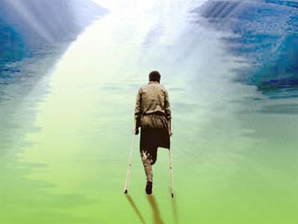 تکریم جانبازان سرافراز حاج صالح پاک‌نظر و محمد کریم محمدی در بوکان