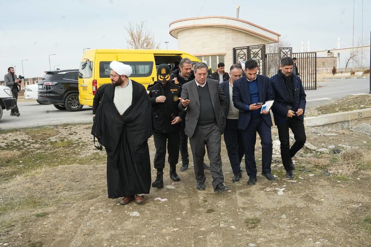 بررسی روند ساخت مرکز لجستیک و بندر خشک شهرستان نقده