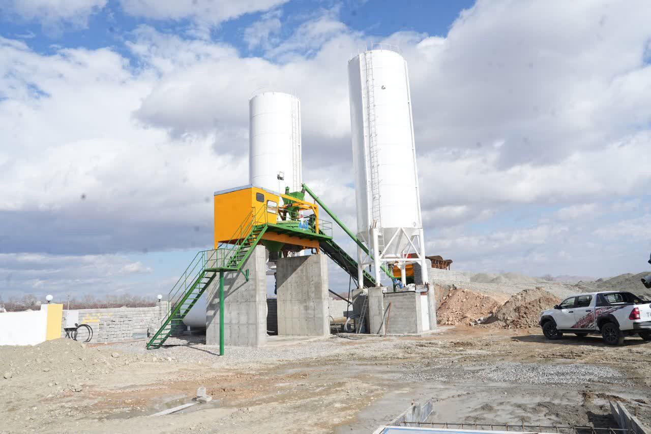 افتتاح طرح تولید بتن آماده در مهاباد