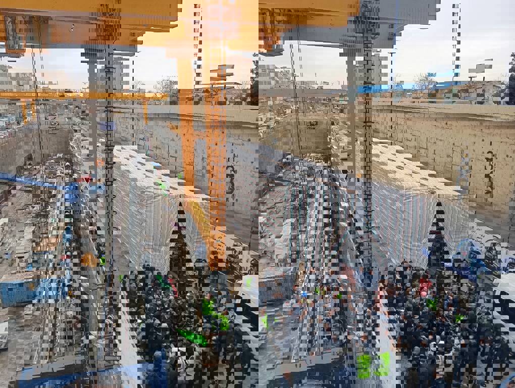 آغاز حفاری مکانیزه تونل دوم متروی تبریز با حضور وزیر کشور