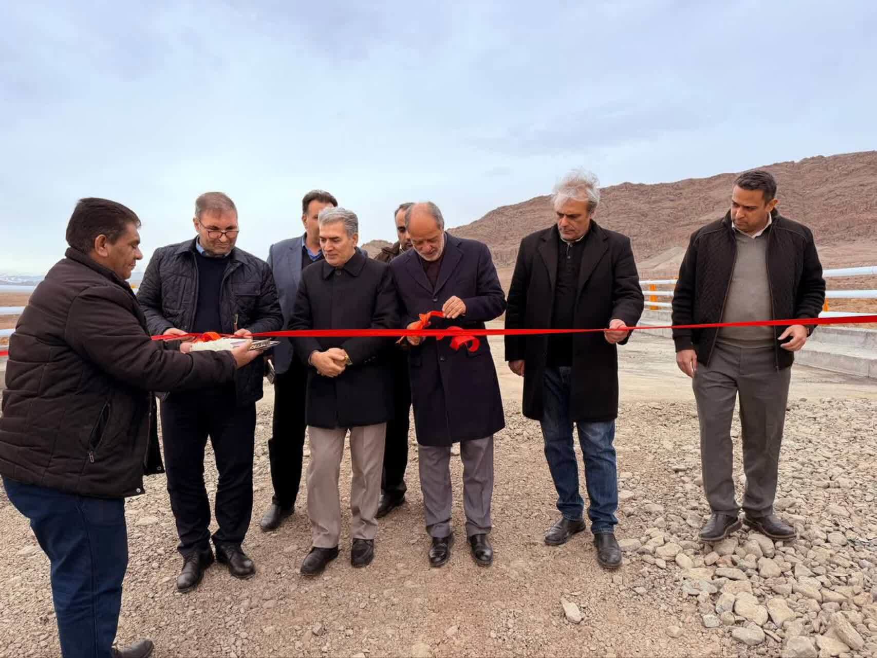 افتتاح پل ارتباطی در شهرک صنعتی سلماس