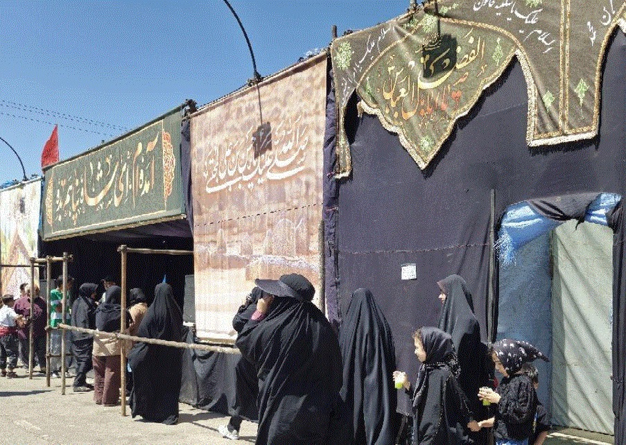 افتتاح موکب خادمین امام رضا (ع) در پارک ملت سلماس