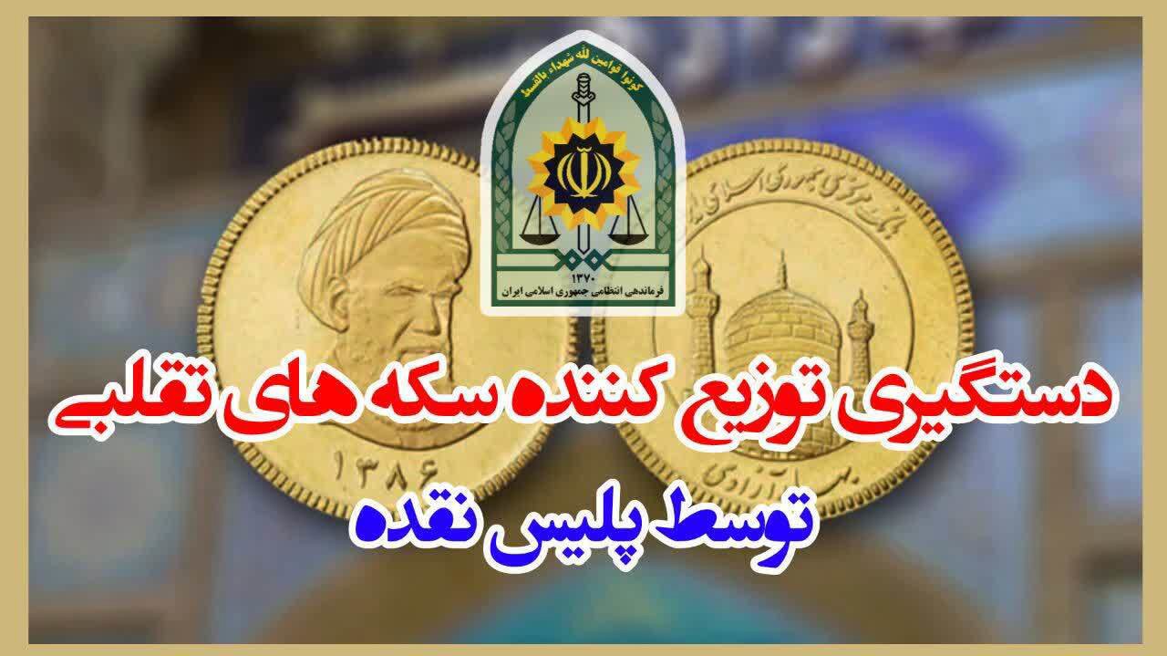 دستگیری توزیع کننده سکه‌های تقلبی در نقده