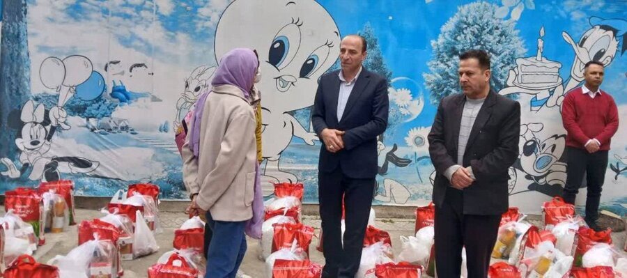 توزیع ۸۰ بسته معیشتی بین خانواده‌های فرزندان کار در ارومیه