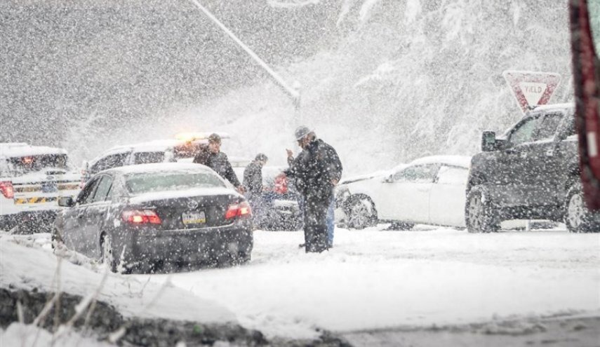 مسیر پیرانشهر به تمرچین مسدود شد
