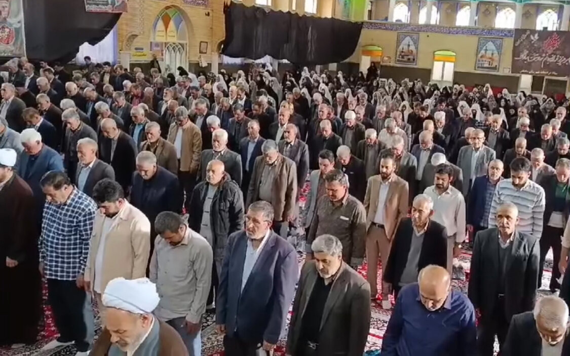 تصاویری از اقامه نماز عید قربان در سلماس