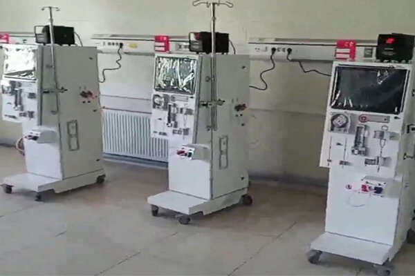 نصب دستگاههای دیالیز مرکز جامع سلامت هوراند