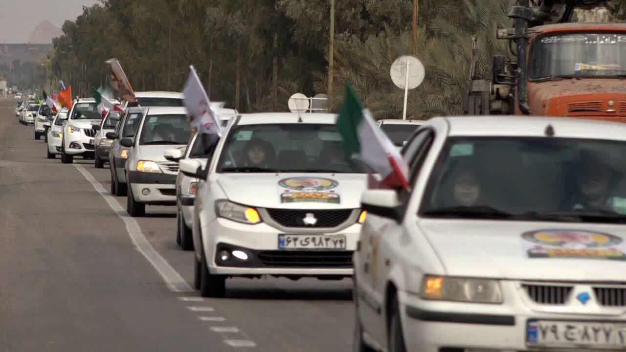 رالی بزرگ خانوادگی در اردبیل به یادشهید رهبر امت و یاد شهدای جنگ رمضان