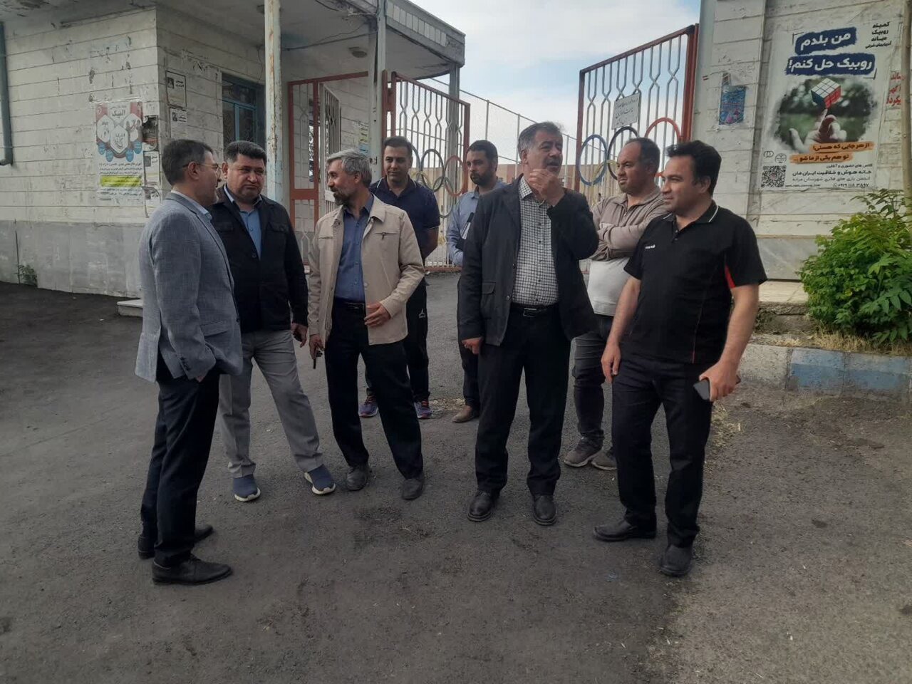 بازدید مدیرکل ورزش و جوانان آذربایجان شرقی از پروژه‌های ورزشی میانه