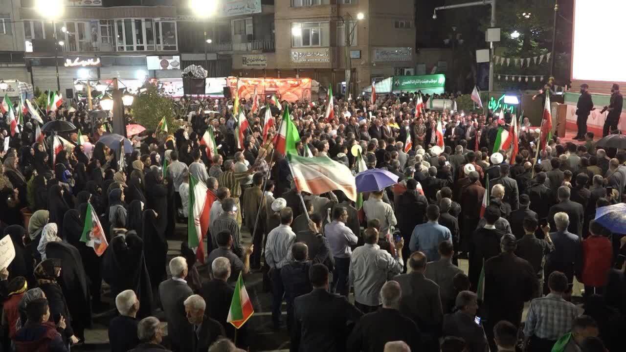 حماسه حضور خویی‌ها در شام غدیر