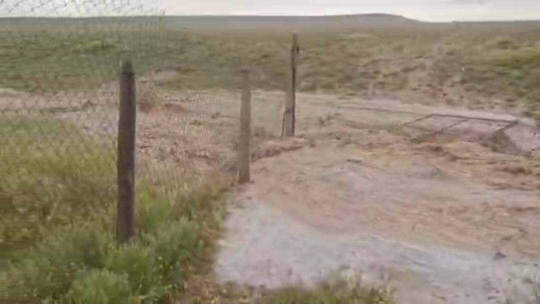 سیل در روستای علی کمر از توابع نمین