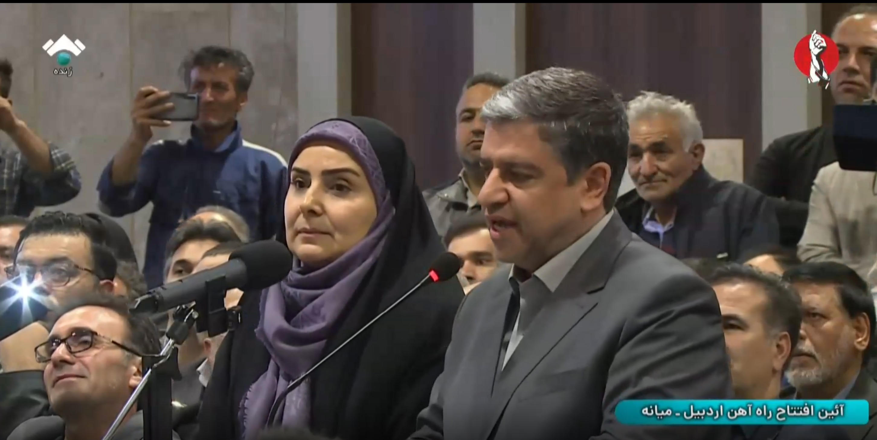 افتتاح رسمی راه آهن اردبیل