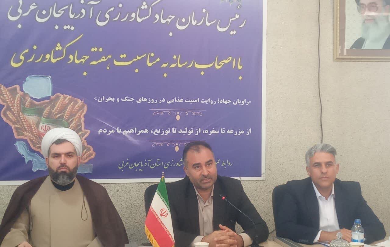 ۴۰ هزار میلیارد ریال در حوزه کشاورزی آذربایجان غربی سرمایه گذاری شد