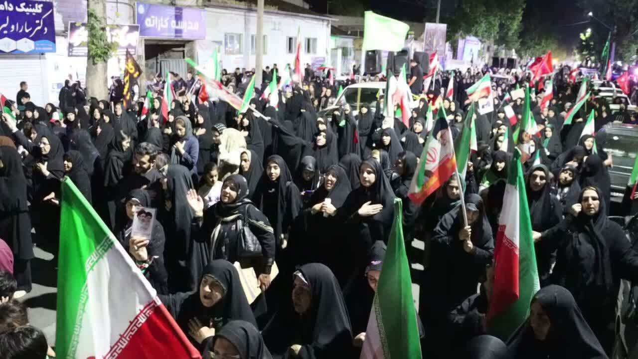 عزاداری مردم ولایت‌مدار خوی در شب های ماه محرم