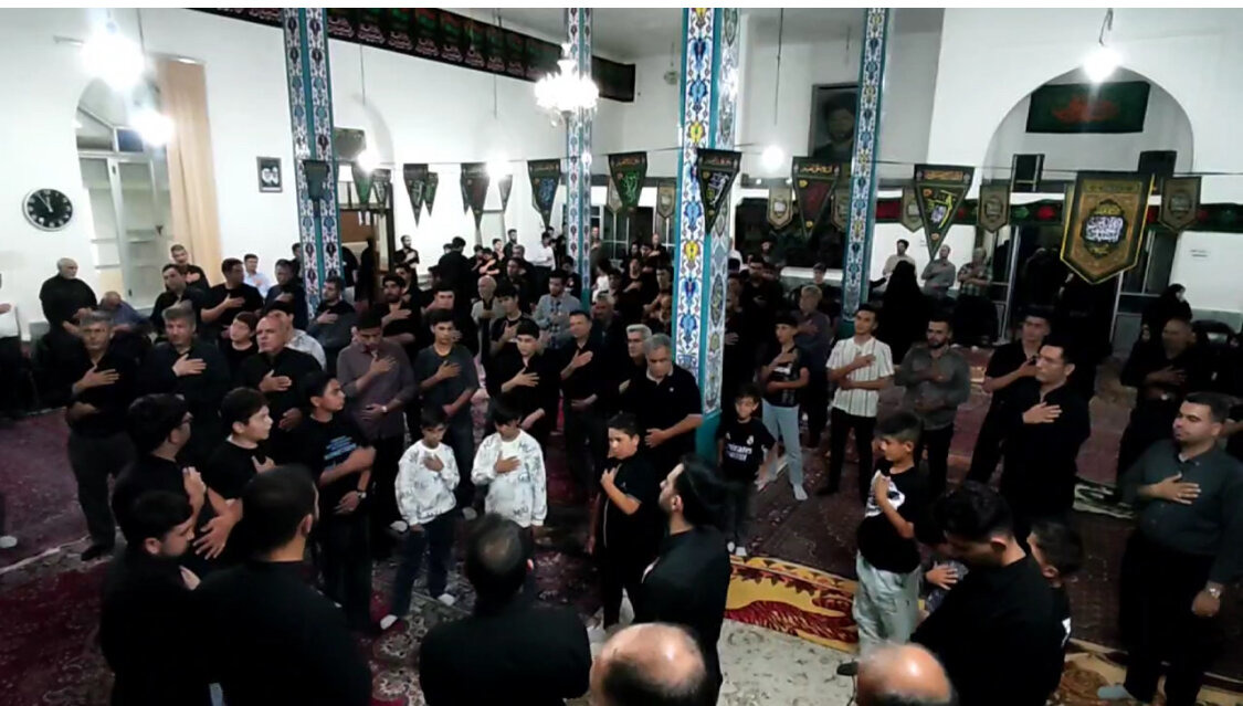 تصاویری از عزاداری مردم ارومیه در چهارمین شب ماه محرم