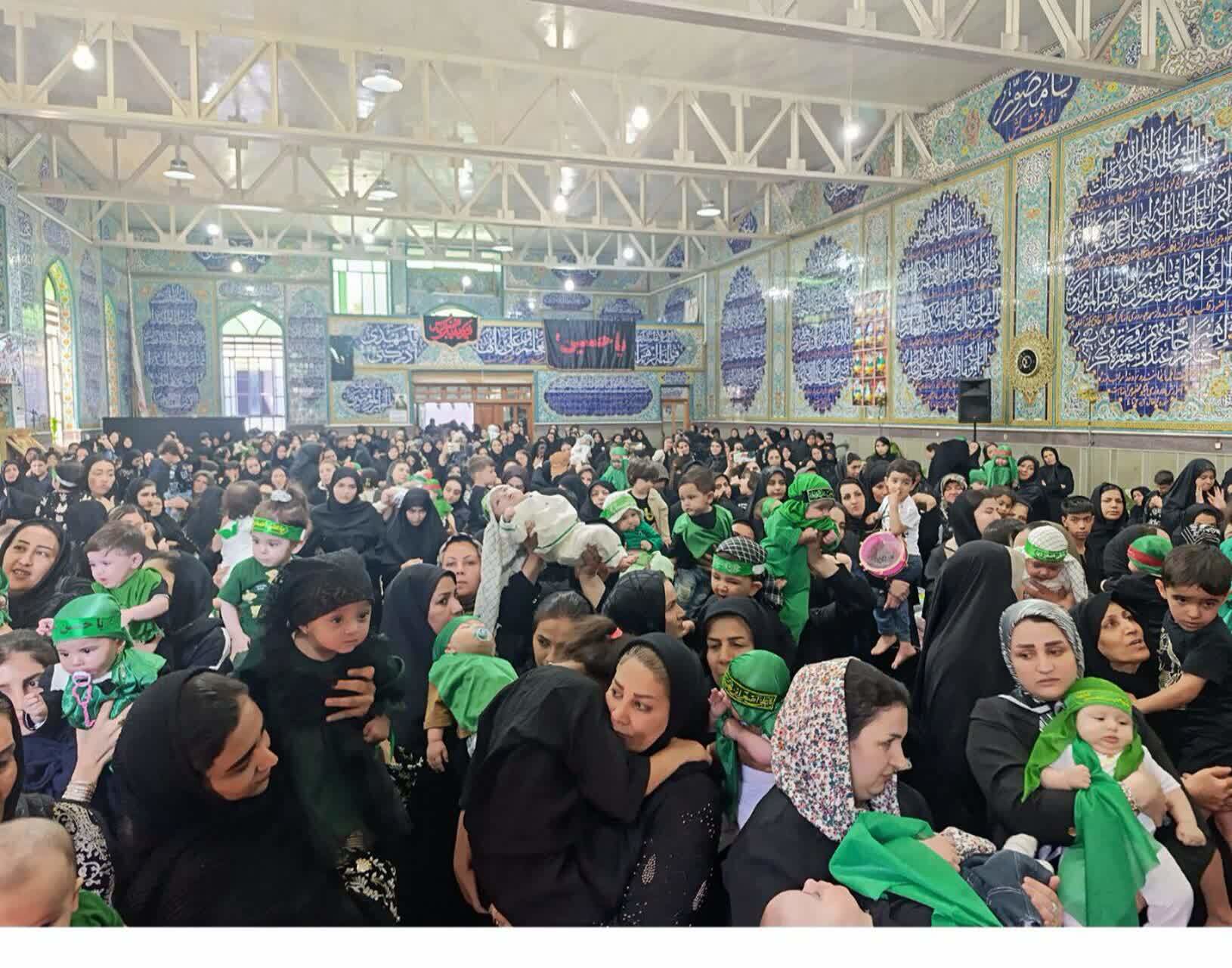 برگزاری مراسم شیرخوارگان حسینی در سلماس
