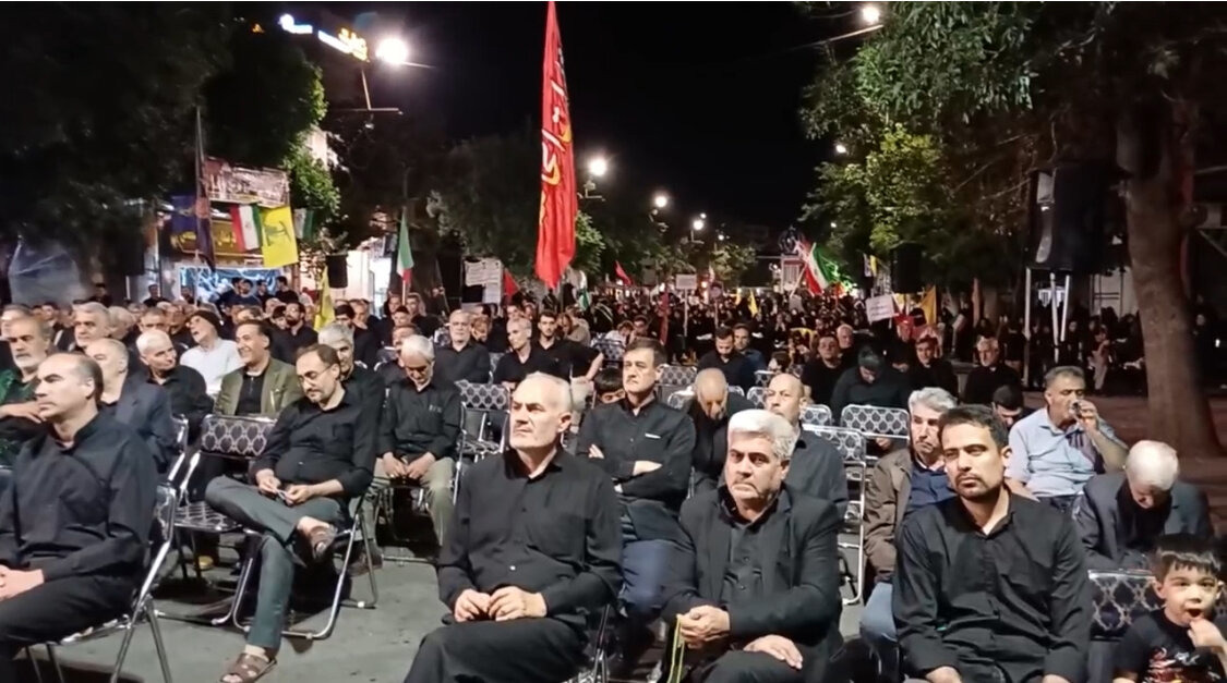 موج ۱۱۷ شب های حماسه ملی همزمان با شام غریبان حسینی در سلماس