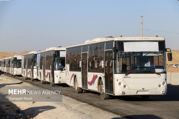 ۲۲۰ اتوبوس آماده اعزام زائران آذربایجان غربی به تشییع رهبر شهید
